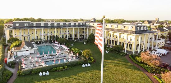 aerial view of congress hall hotel cape may nj